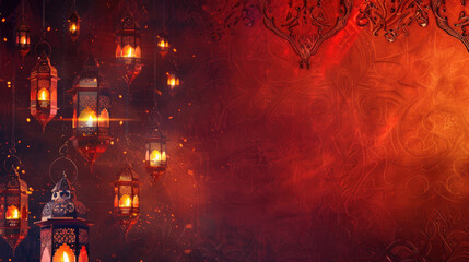 Obraz premium christmas lights in the city