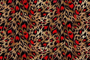 Trendy leopard skin design pattern.