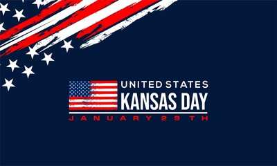 Kansas Day  , vektor bakcground banner