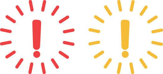 ビックリマークのふきだし　エクスクラメーション