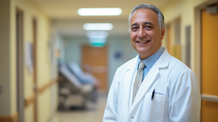 doctor standing in hospital