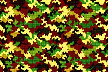 Camouflage background. Seamless pattern