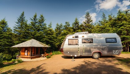 A camper provides a unique perspective on the natural world.  