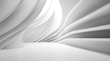 Simple wooden shelves arranged on a minimalist white wall, featuring decorative items and plants, creating a clean, modern interior design