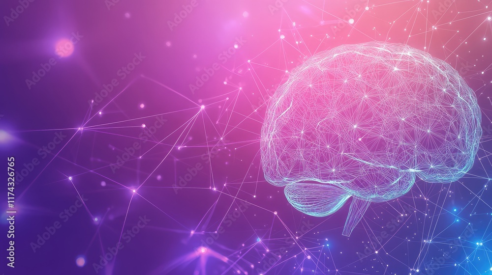 Poster abstract neural patterns overlaying a glowing blueprint of ai development tools on a futuristic grad
