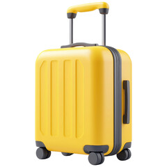 Bright Yellow Travel Suitcase for Adventure Lovers