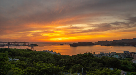 長崎の夕陽