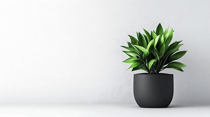 Fototapeta premium Indoor plant care tips home article minimalist close-up greenery