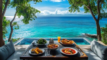 Savoring tropical cuisine by the ocean caribbean beach food scene