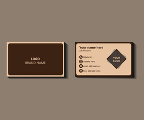 Modern Business Card, Creative and Clean Business Card Template