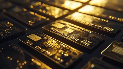 Golden Credit Cards: Wealth, Finance, and Luxury