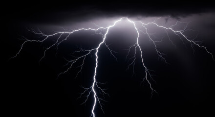Realistic Lightning Bolt Overlay