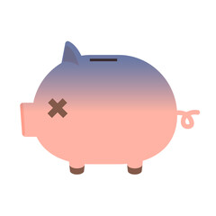 青ざめる豚貯金箱