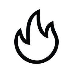 Fire icon. fire icon with transparent background