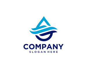Water drop logo