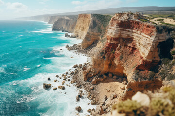 majestic and awe-inspiring sight of a cliff view evokes a profound sense of solitude, a heightened...