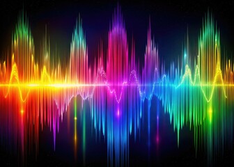 Sound Waves Music Visuals, Abstract Music, Audio Waves, Vibrant Sound, Music Photography,  Waveform Art,  Musical Frequencies,  Sonic Visuals,  Digital Music,  Acoustic Art,  Audio Spectrum,  Sound De