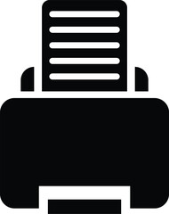 Printer black icon Design
