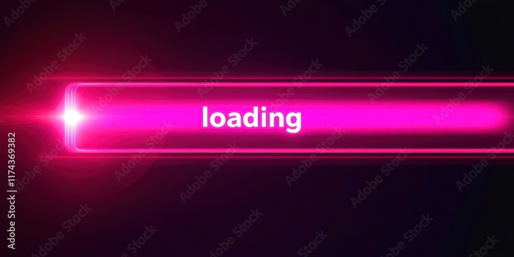Aufkleber pink button with the word 