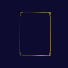 Elegant Gold Borders and Frames Versatile Stock Illustrations for design