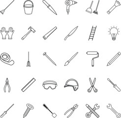 Home Improvement Tools Repair, Renovation, DIY, House, Building, Handyman, Construction, Equipment, 