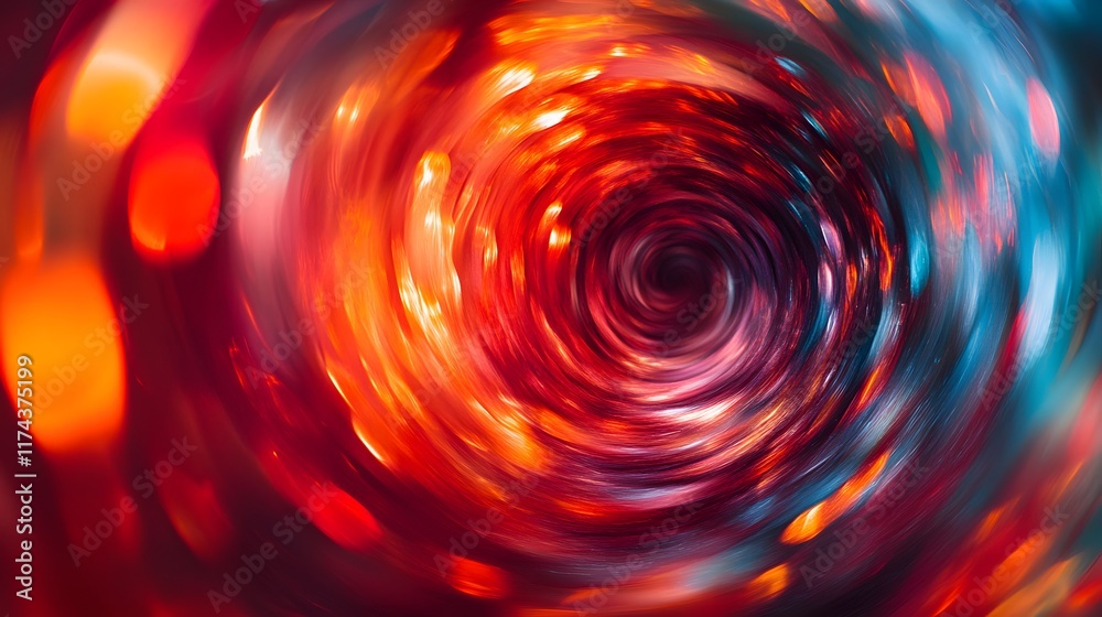 Poster dynamic light swirl action abstract art digital creation colorful environment close-up view visual c