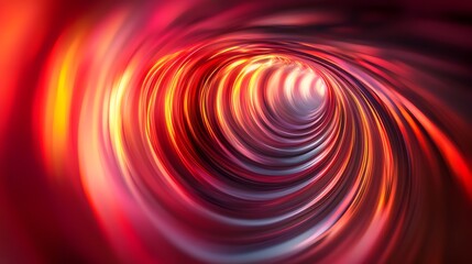Obraz premium Vibrant swirling tunnel digital art abstract concept colorful environment close-up viewpoint