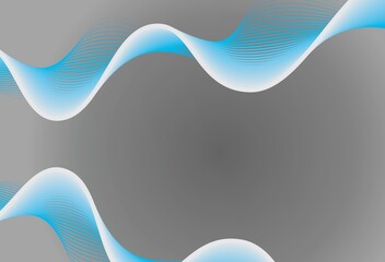Abstract line wave black gradient background. Modern colorful wavy line abstract background Format Vektor