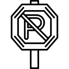 No Parking Icon