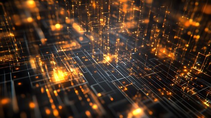 Dynamic data visualization digital realm graphic design abstract environment close-up view technology concepts