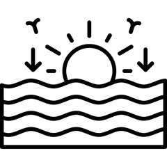 Sunset Icon