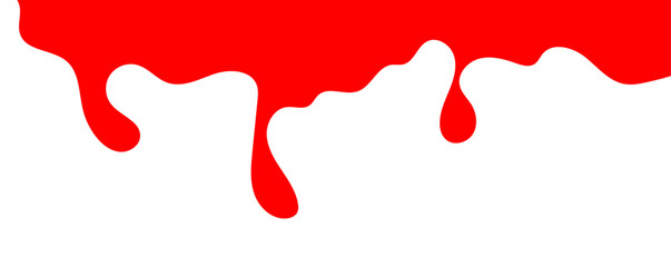 Blood drips pattern and splatters liquid stain texture. Splashes and drops form. Dripping blood pattern. Blood splatter, sweet blob liquid. red blood  paint splashes. vector illustration