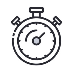 Digital Stopwatch Vector for Business and Personal Use
