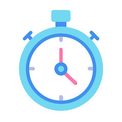 Stopwatch Icon Vector for Time Management and Productivity