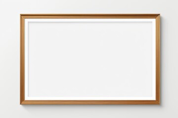 a picture frame on a wall with a white background