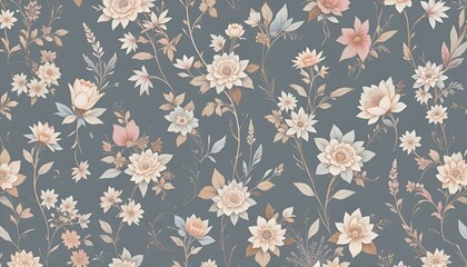 Fototapeta premium pattern with flowers