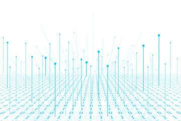 circuit lines technology abstract background. digital circuit lines and binary code privacy backdrop