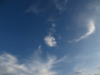 Radiant Daytime Blues: Crystal Clear Skies and Cloud Patterns for Inspiration in Dong Hoi, Quang Binh, Vietnam