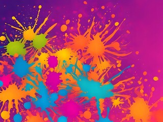 Fototapeta premium Arrière-plan de taches aux couleurs du festival de holi.
