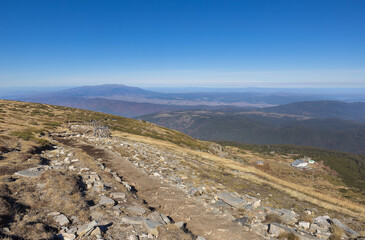 beautiful landscape at the seven Rila lakes