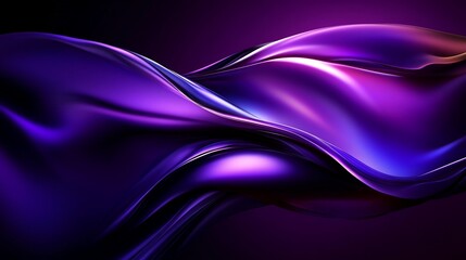 Abstract Purple and Violet Fluid Wave Background Image