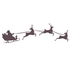 Santa Claus Silhouette