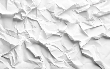 Obraz premium White paper texture background with crumpled effect