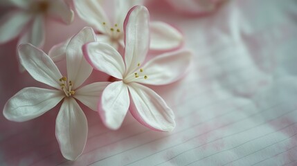 Fototapeta premium Employee Writing Down Customer Feedback on Notepad in a Creative Workspace Environment