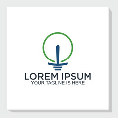 smart lights logo design concept, technology logo inspiration