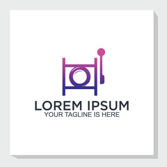 camera movie logo design vector, film tool logo design inspiration