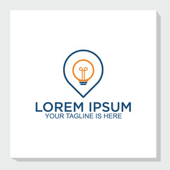 smart lights logo design concept, technology logo inspiration