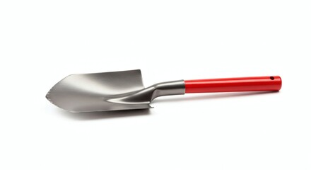Gardening Tool Red Handled Metal Garden Trowel Shovel for Planting and Digging