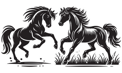 horse vector