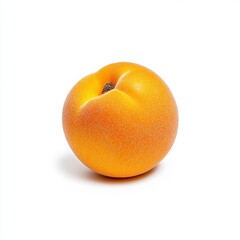 Vibrant Orange Fruit on White Background, Perfect for Food Imagery